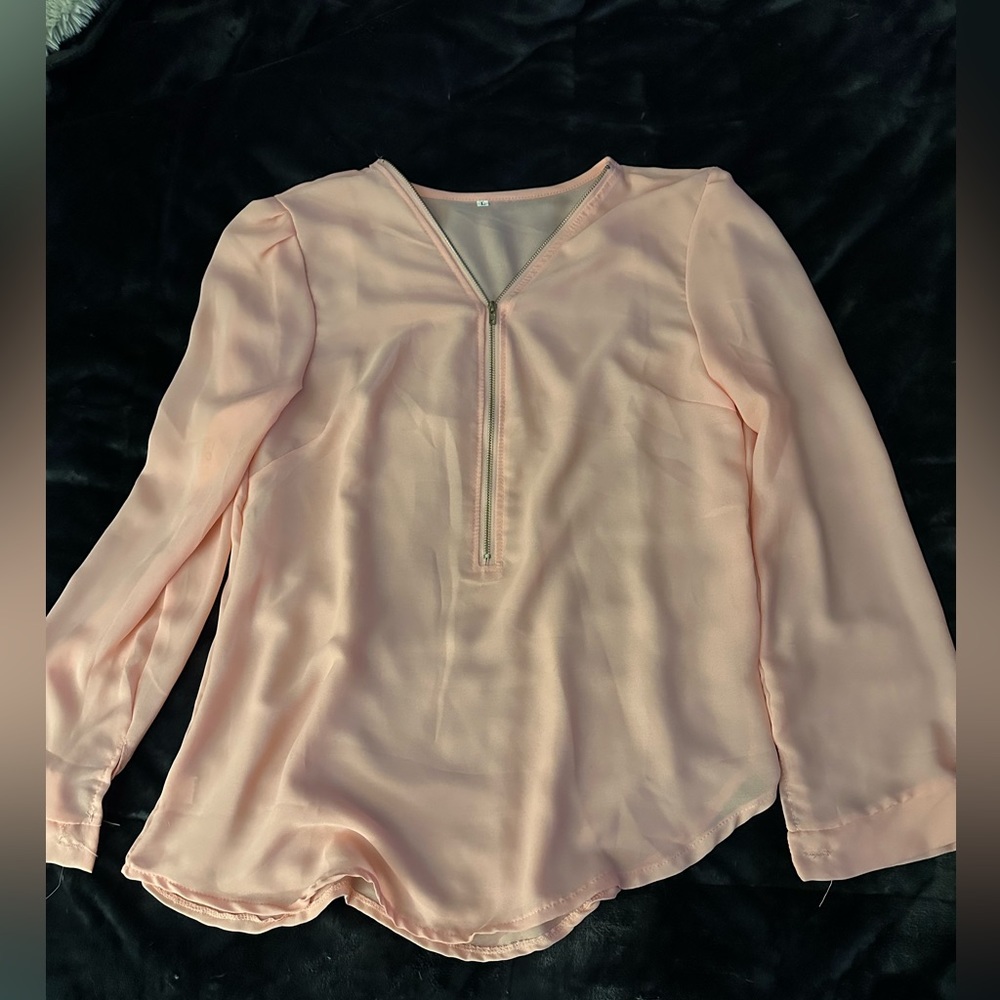 Light pink blouse